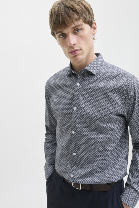 Jack & Jones jprblablackpool stretch aop ls shir